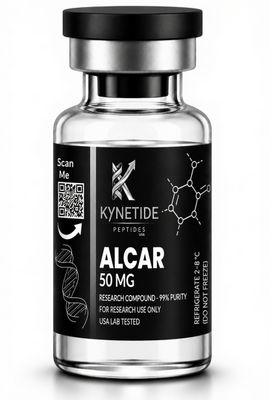 ALCAR 50mg ALCAR (Acetyl-L-Carnitine) 50mg research peptide bottle - 99%+ HPLC pure, Kynetide