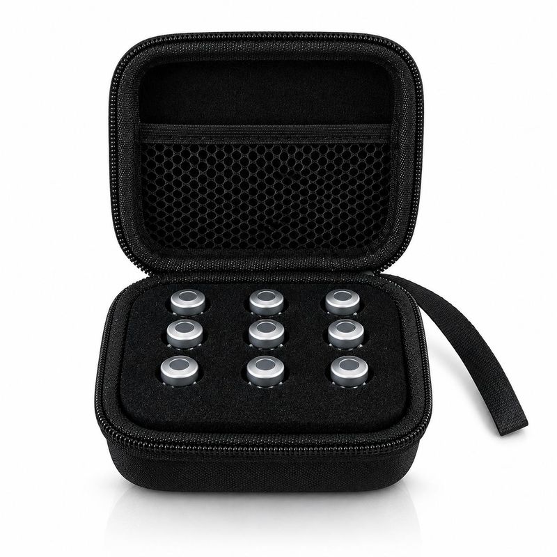 Kynetide Peptide Travel Case – 9-Vial Hard Shell Storage Case