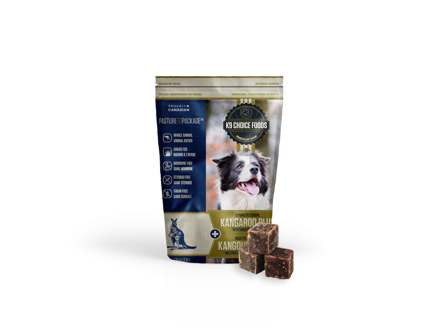K9 Choice Dog Complete Cuisine Kangaroo Plus, Size: 3 lb