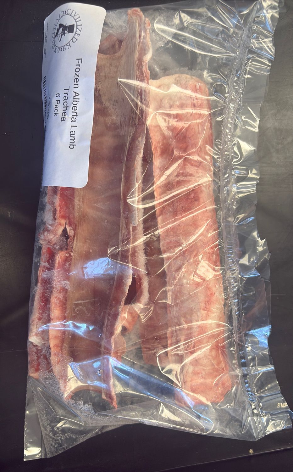 Frozen Lamb Trachea 6pk