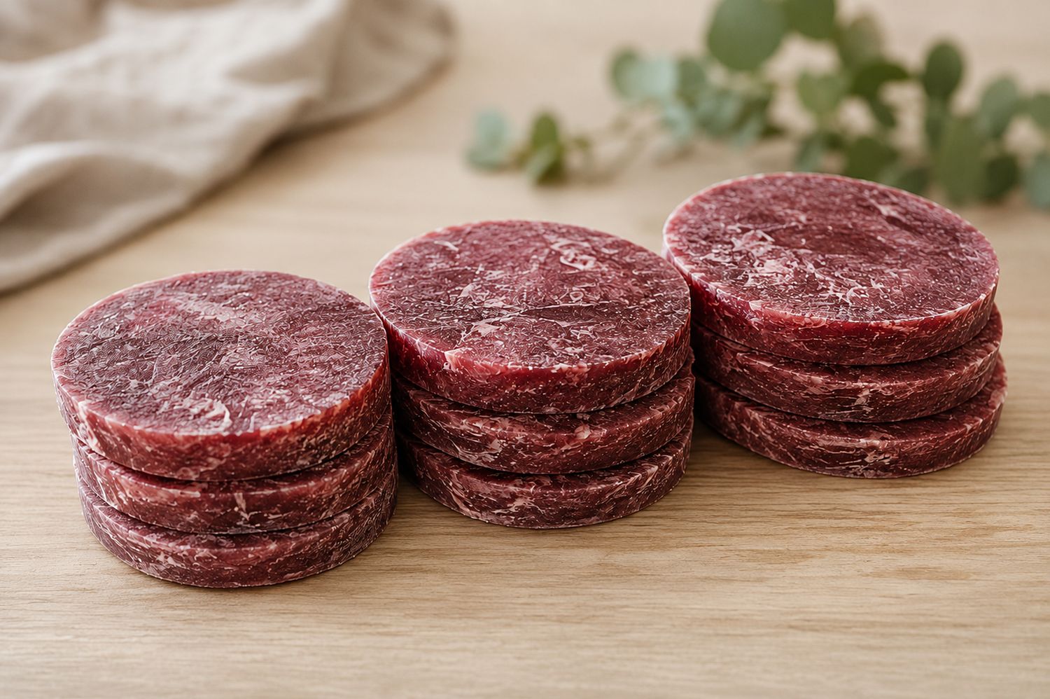 Beef &amp; Bison Raw 1/2 lb Pack
