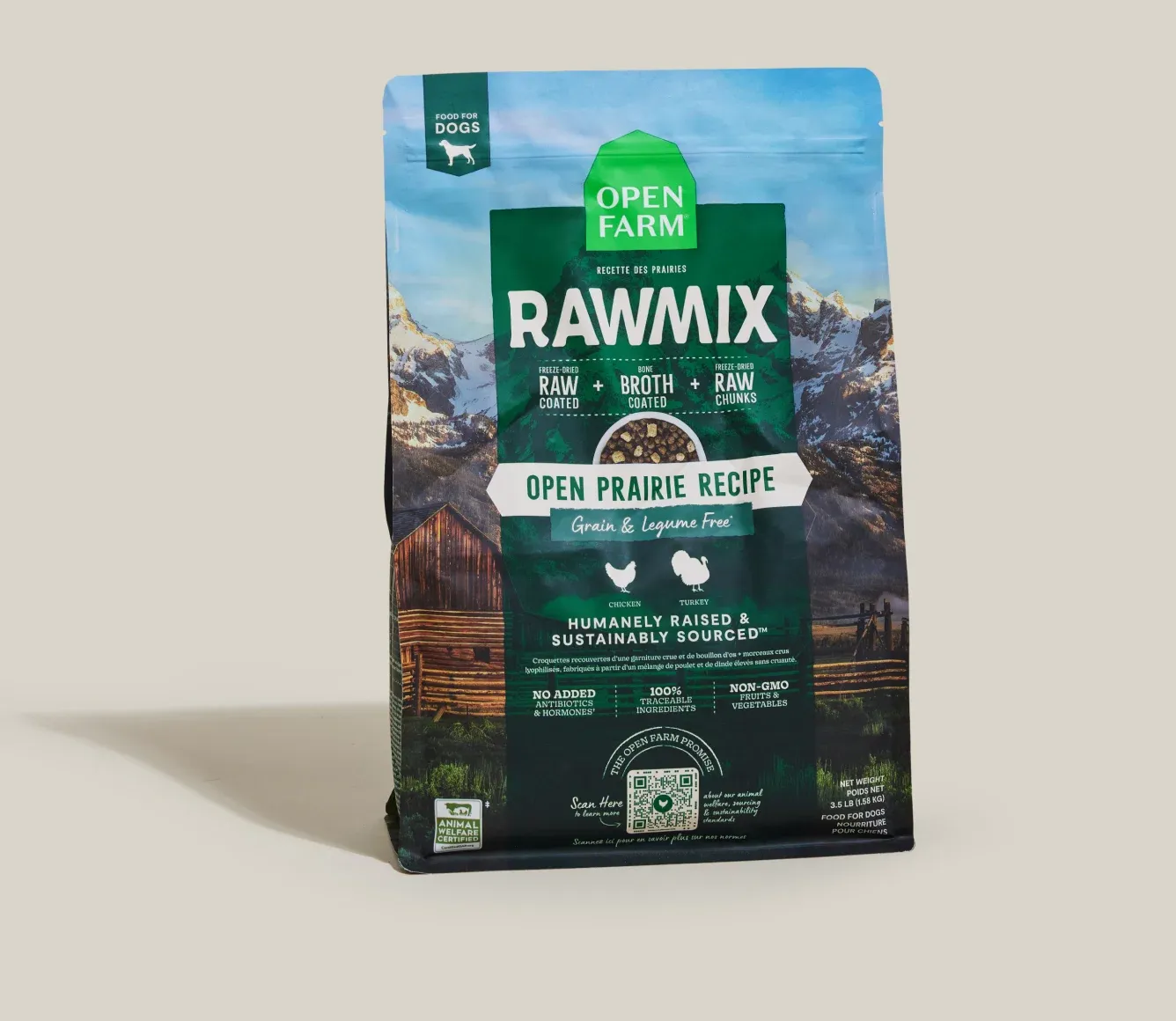 Open Farm Dog RawMix GF Open Prairie