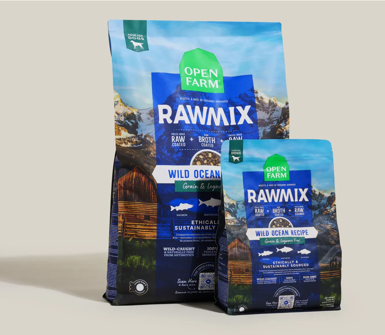 Open Farm Dog RawMix GF Wild Ocean, Size: 3.5 lb