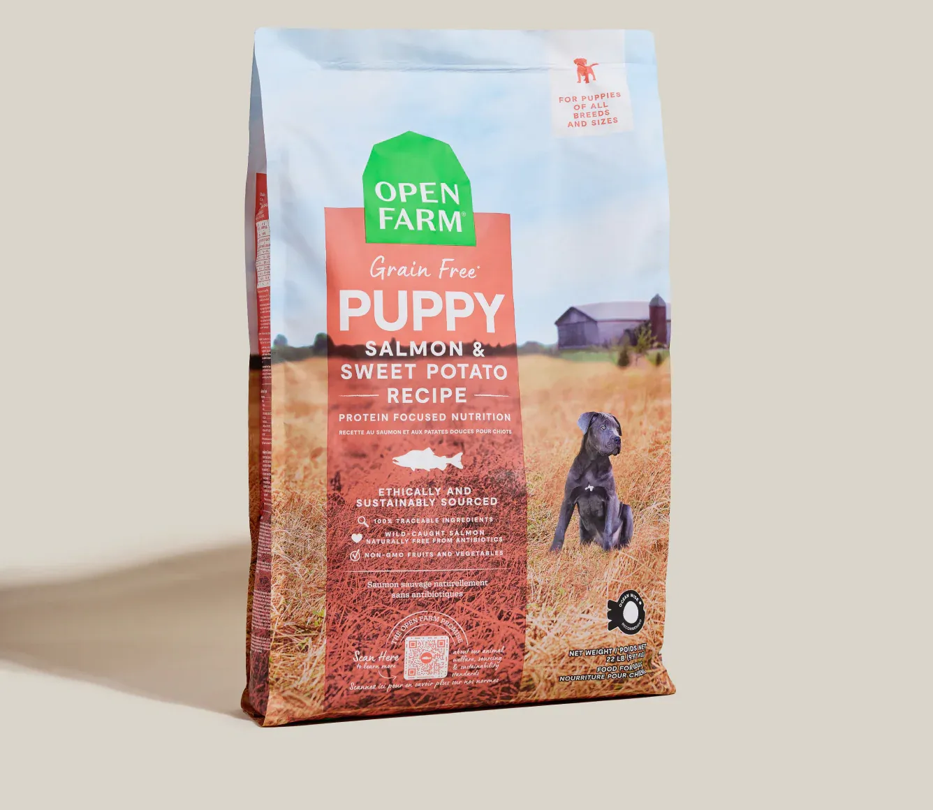 Open Farm Dog GF Puppy Salmon &amp; Sweet Potato 4 lb