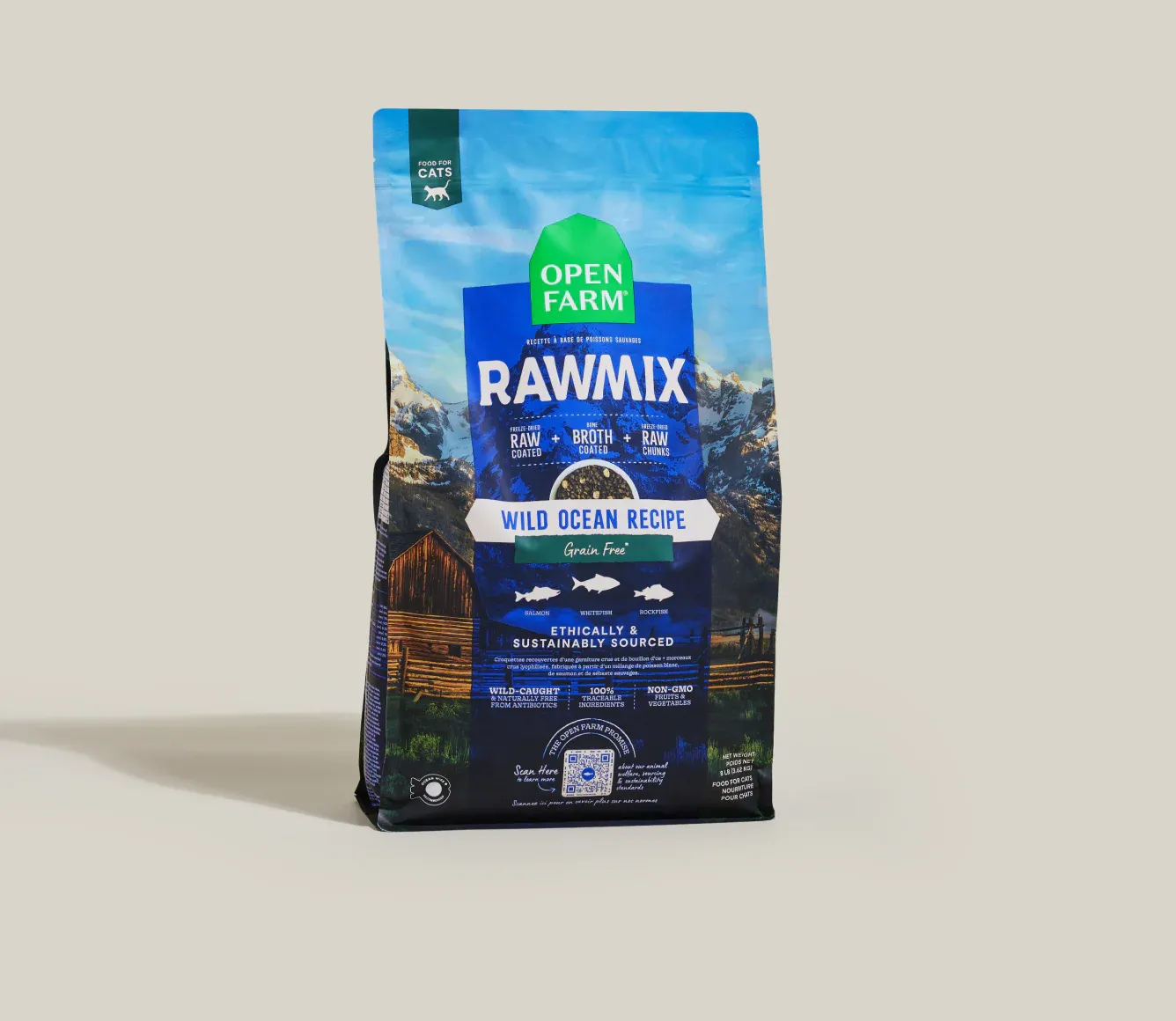 Open Farm Cat RawMix GF Wild Ocean 2.25 lb