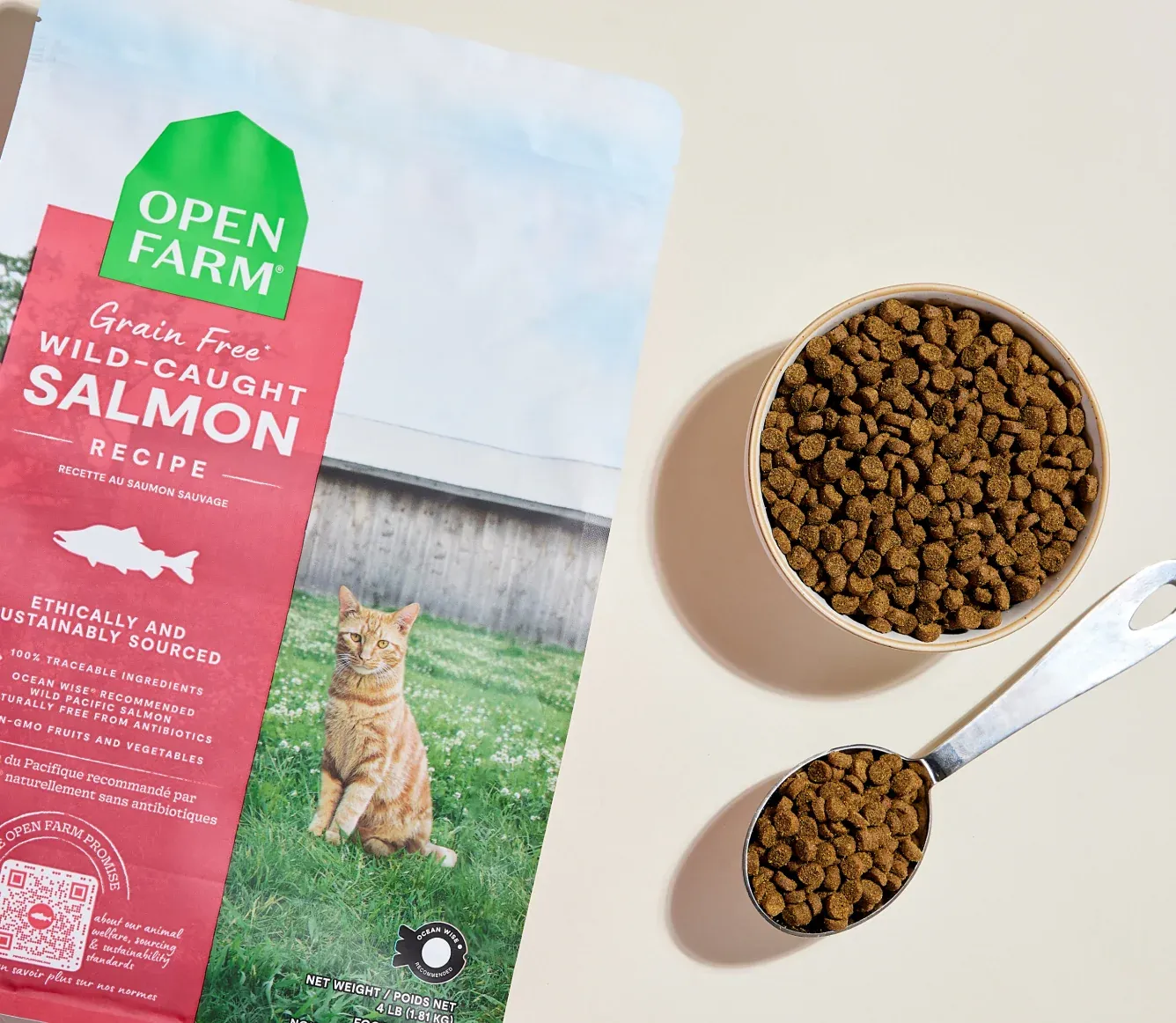 Open Farm Cat Wild Salmon, Size: 4 lb