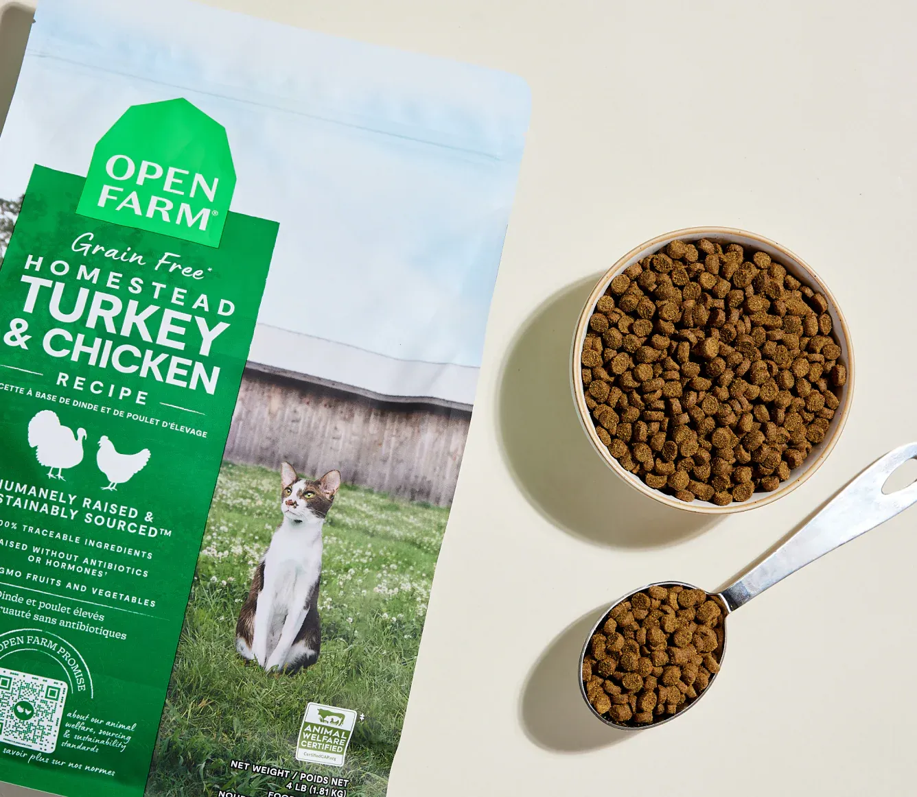 Open Farm Cat Homestead Turkey &amp; Chicken 4 lb