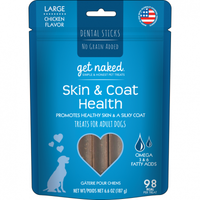 GET Naked GF SKIN+COAT Dental Sticks LRG