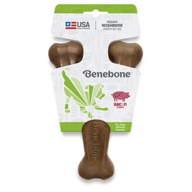 BENEBONE Dog Chew - Wishbone Bacon M