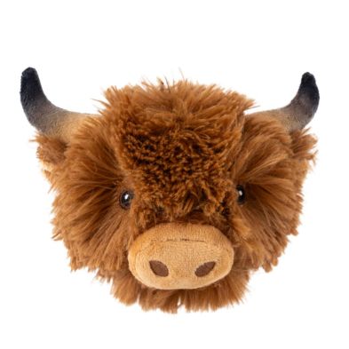 TALL TAILS Toy Plush - 2in1 Head Highland Cow 4"