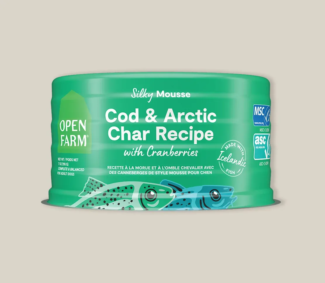Icelandic Cod &amp; Arctic Char Wet Food for Dogs