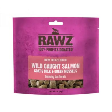 RAWZ Cat Treat FD Salmon,Goat Milk, G.Mussels