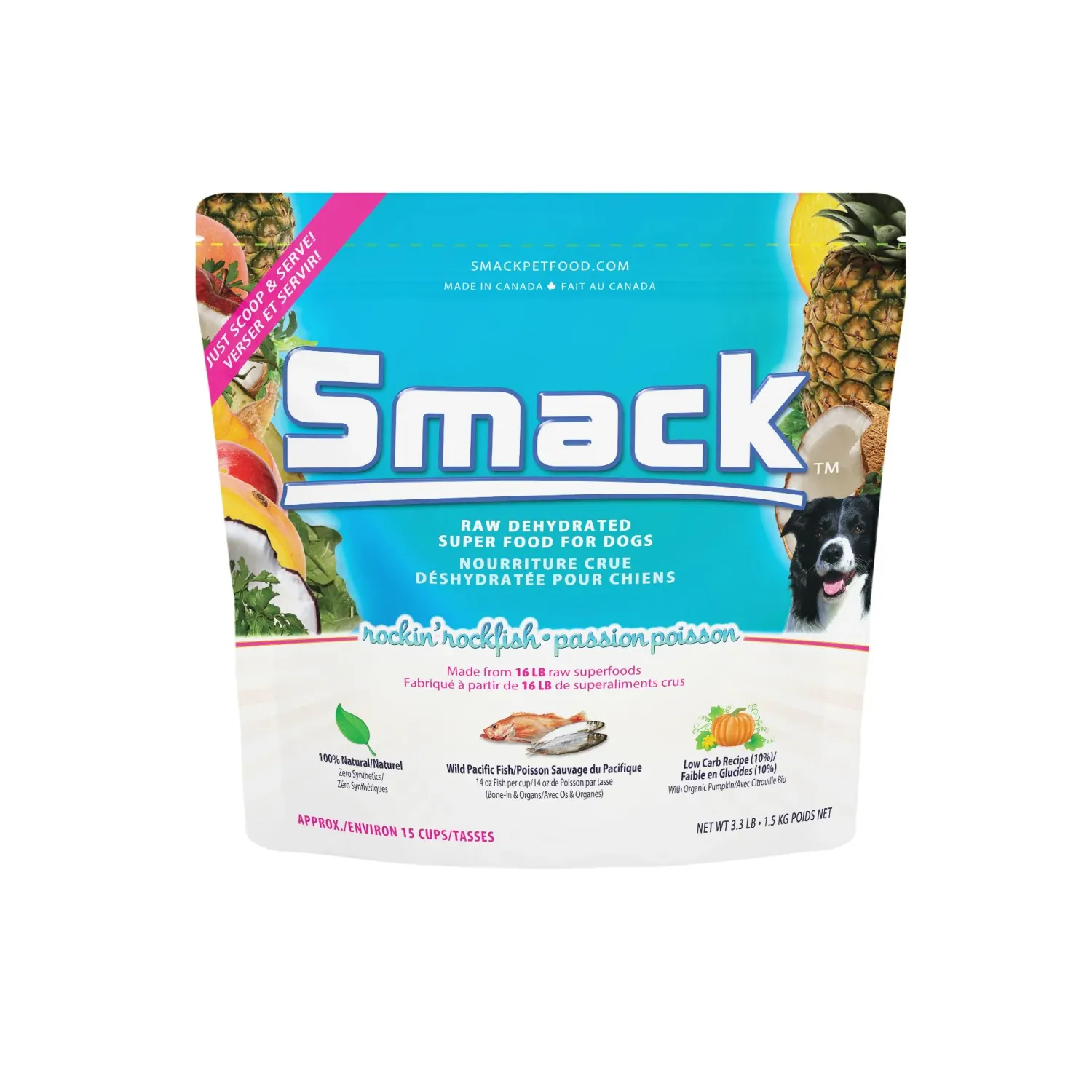 Rock' Rockfish Dog Kibble 1.5kg