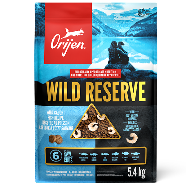 ORIJEN Dog Wild Reserve Fish, Size: 5.4kg