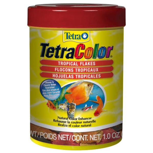 Tetra Color Tropical Flake Food 1oz