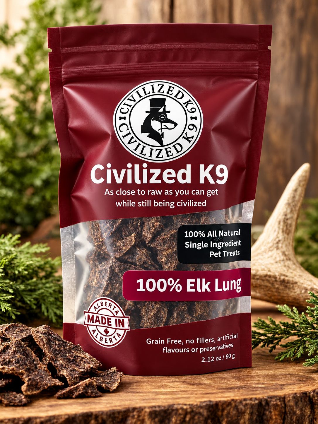 100% Alberta Elk Lung