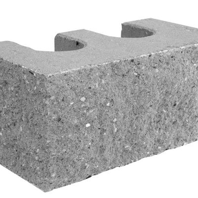 8" Diamond Pro Air Straight Corner Gray - Each