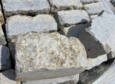 Rustic Gold Tumbled Pavers 5"x10"x4" to 5" Thick - Ton