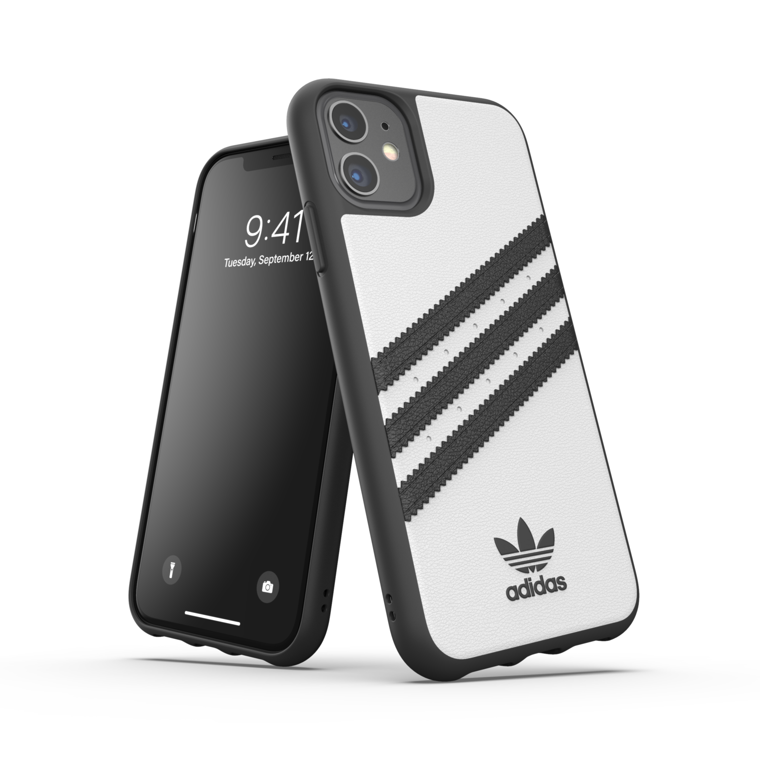 adidas OR Moulded Case PU FW19/SS21 for iPhone 11 white/black