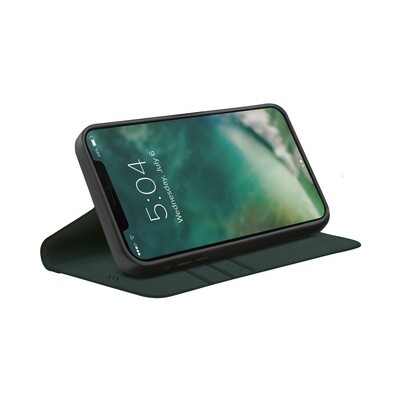 XQISIT Eco Wallet Selection Anti Bac for iPhone 12 mini green