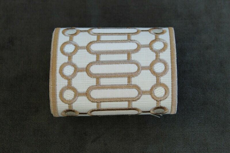 CREAM MATRIX BRAID per metre