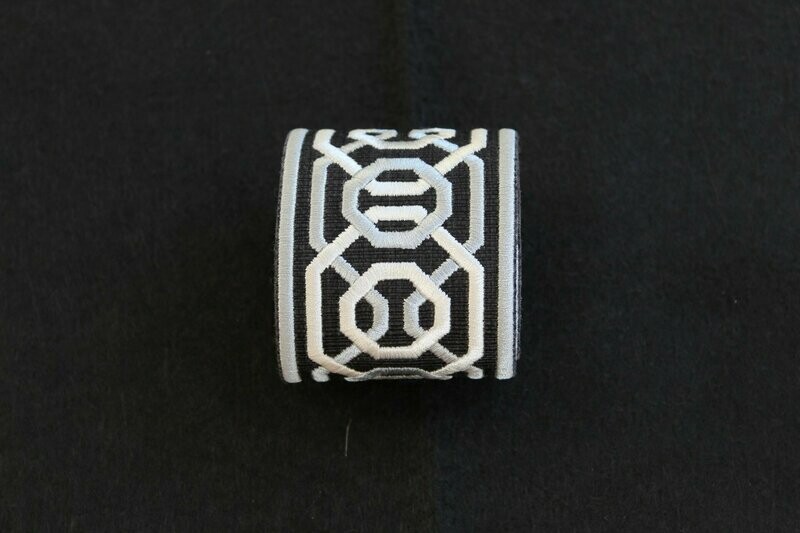BLACK/BLUE ORIGIN BRAID per metre