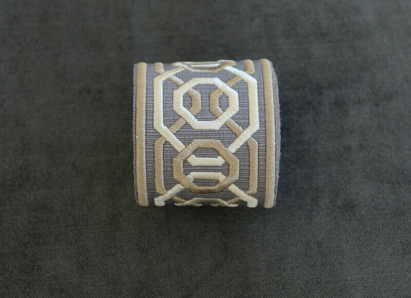 GREY GOLD ORIGIN BRAID per metre