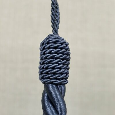 Rope Tie Back Dark Blue