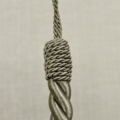 Rope Tie Back Pewter