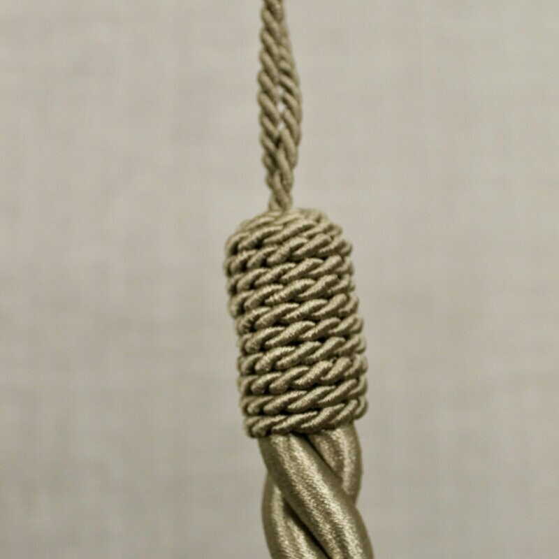 Rope Tie Back Dark Beige