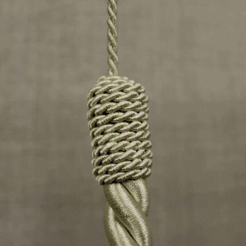 Rope Tie Back Ivory