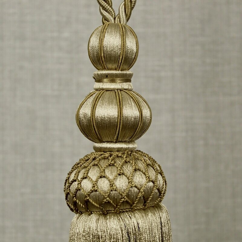 Amalfi Tie Back Beige/Gold