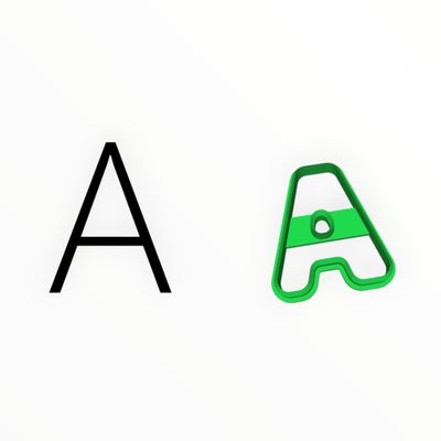Buchstabe Buchstabe "A"