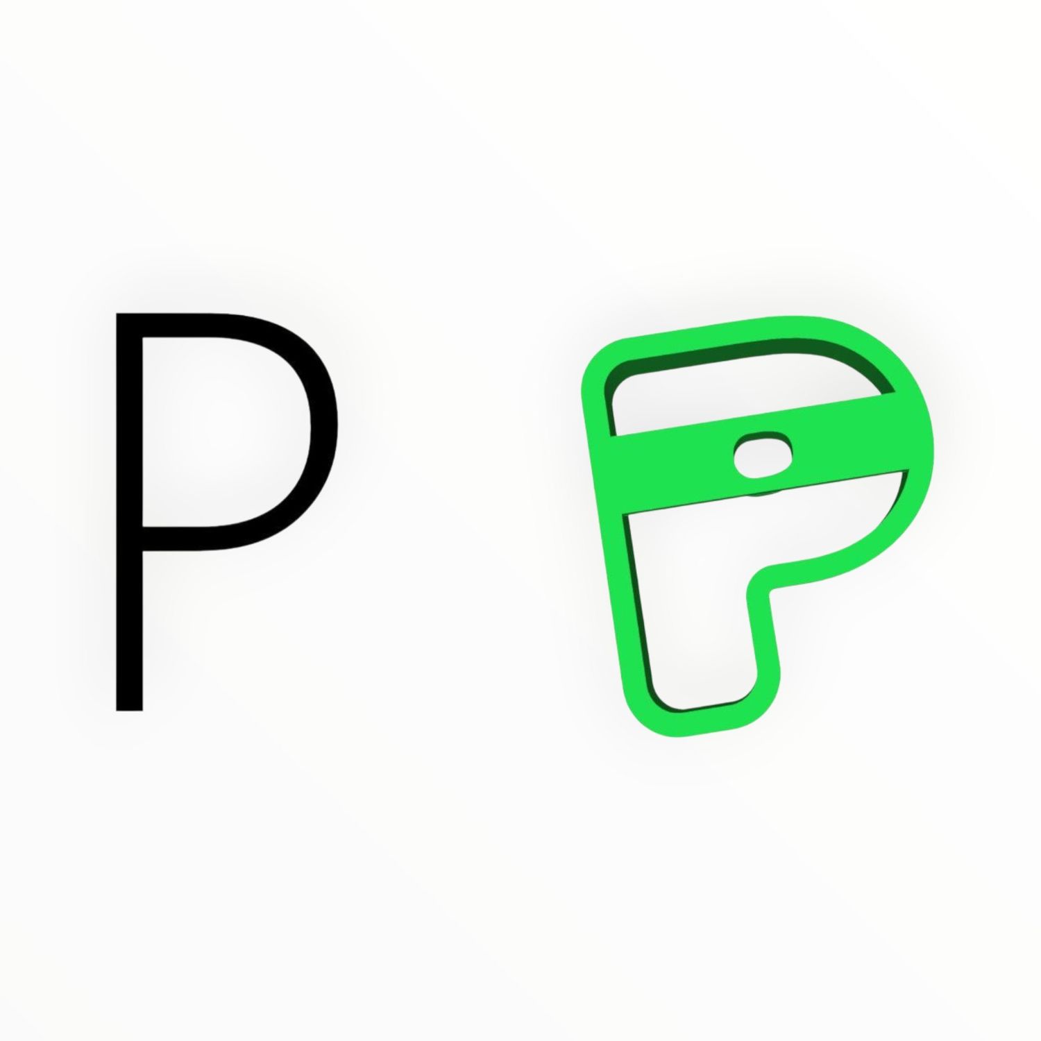 Buchstabe Buchstabe "P"