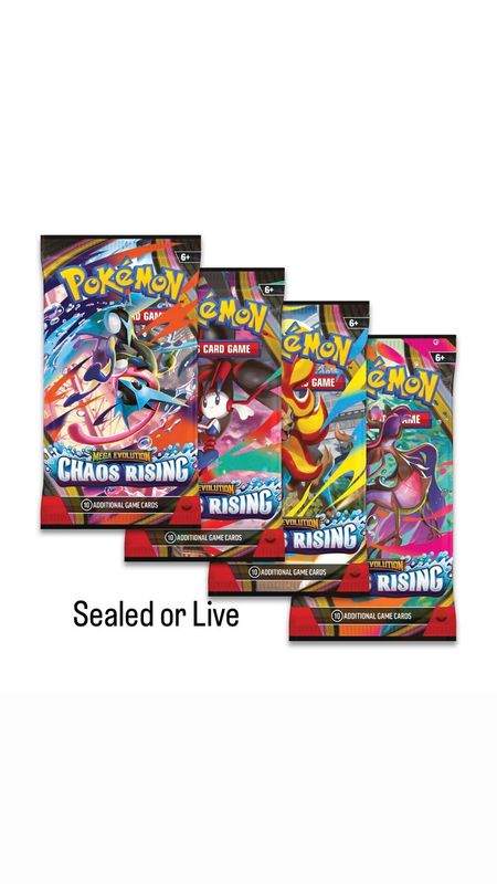 Chaos Rising Booster Pack: Sealed Or Live