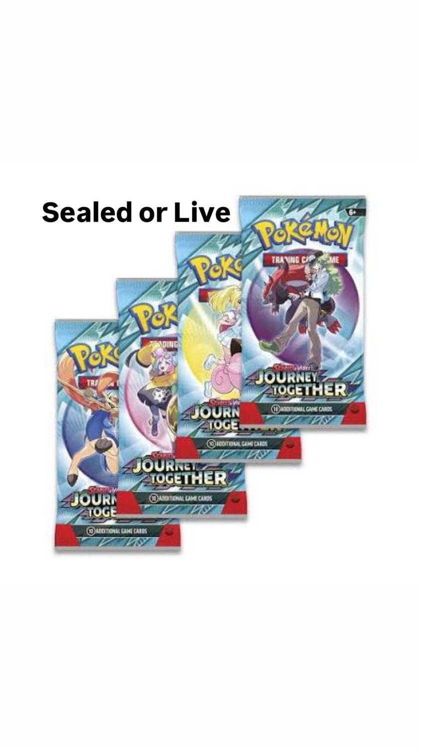 Journey Together Booster Pack: Sealed Or Live