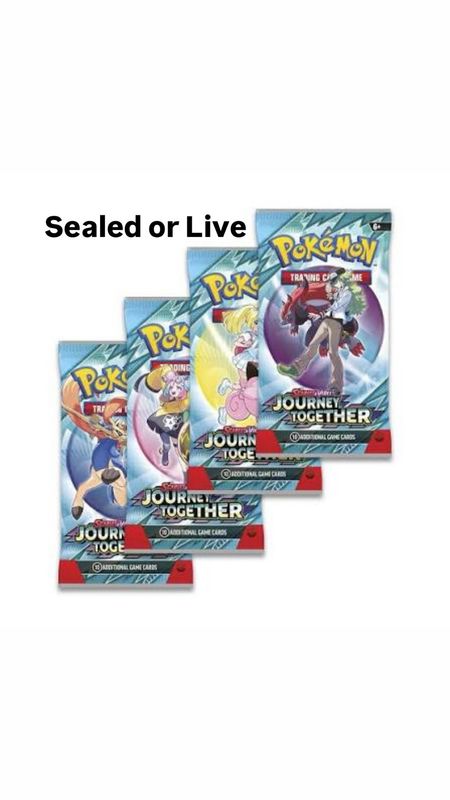 Journey Together Booster Pack: Sealed Or Live