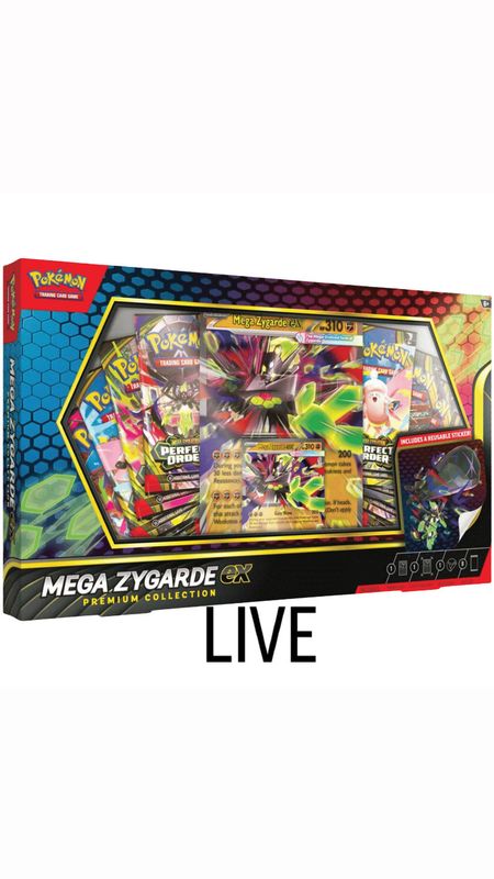 Pokémon Mega Zygarde Premium collection : Live