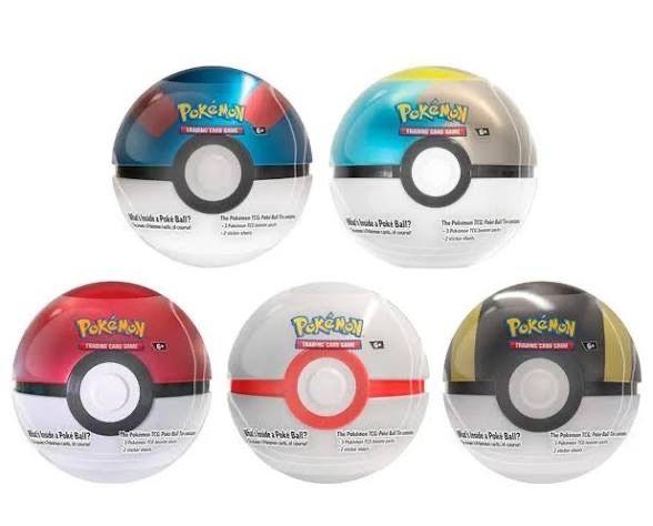 Pokemon Poke Ball Tin - Sealed Or Live