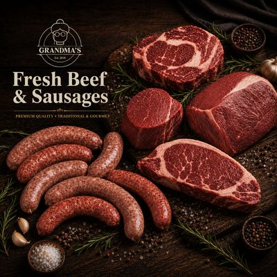 Fresh Beef &amp; Sausages