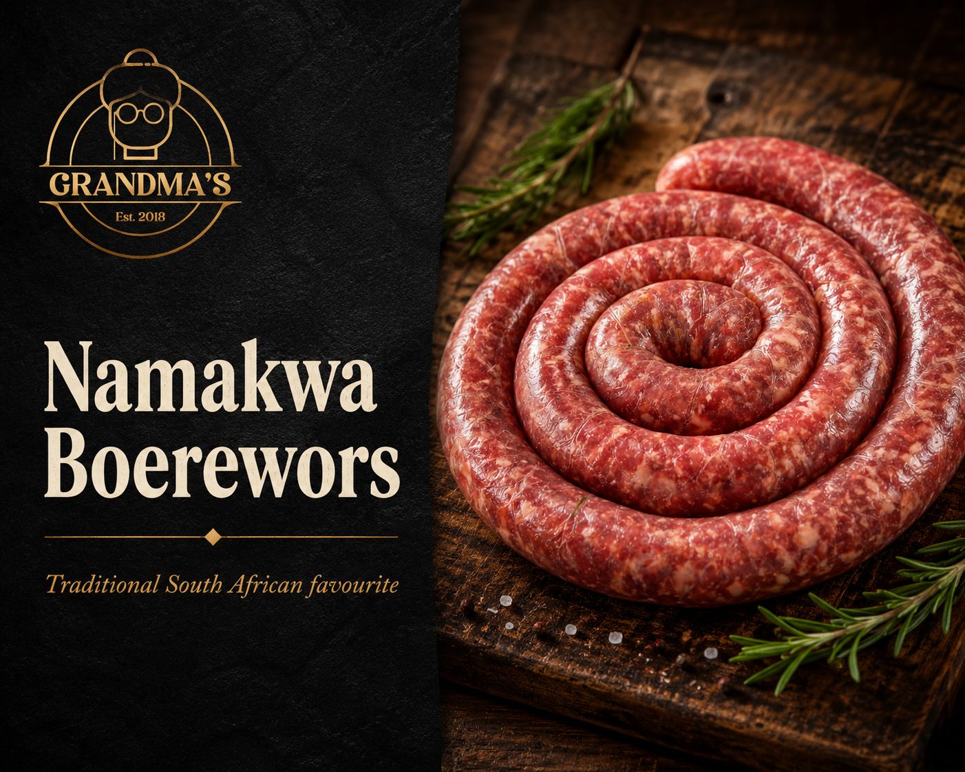 Namakwa Boerewors/Namakwa Beef Sausage