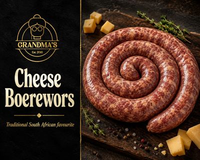 Cheese Boerewors/Cheese Beef Sausage