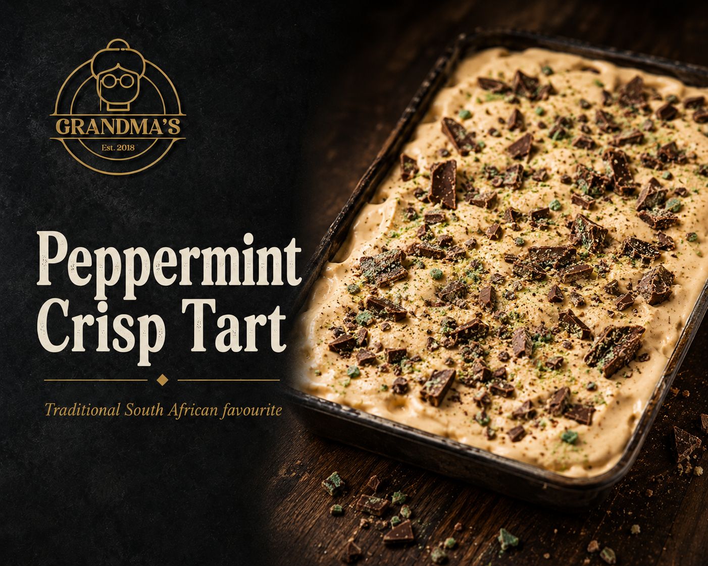 Peppermint Crisp Tart