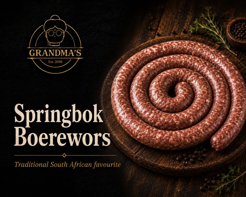 Springbok Boerewors/Springbok Sausage