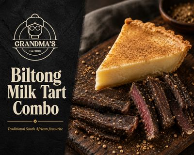 Biltong &amp; Milk Tart Combo
