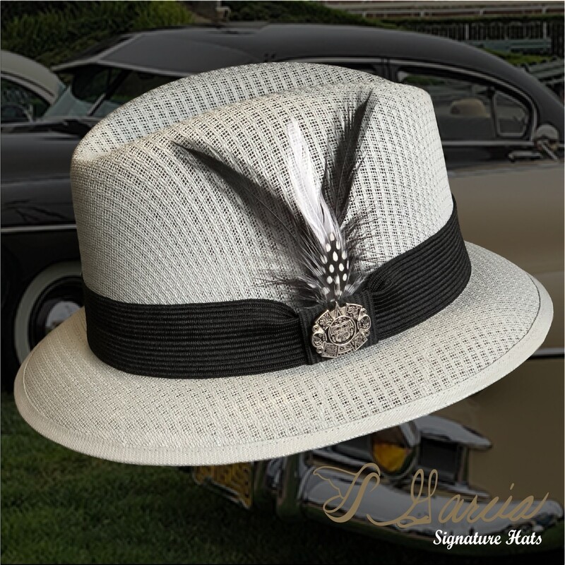 Light Grey Classic Lowrider Derby W/ Aztec Pin