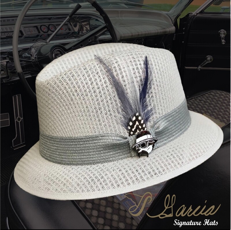 Light Grey Classic Lowrider Derby W/ Felix Pin