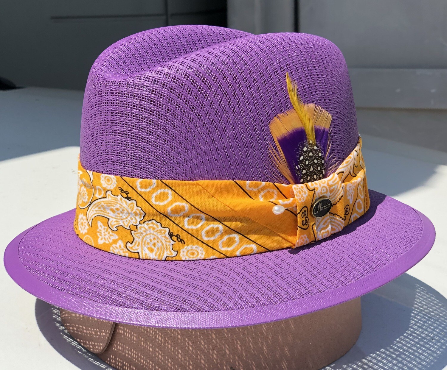 Custom Purple Lowrider W/ Yellow Bandana