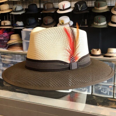 Tin-Tan Two-Tone Fedora Style