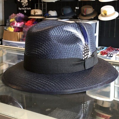 Navy Blue Classic Viejo Fedora